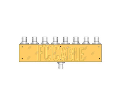 BNC FEMALE 8-Way Power Divider / Combiner 2 To 500 MHz 1-WATT