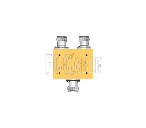 N FEMALE 2-Way Power Divider / Combiner 4 To 8 GHz 30-WATT