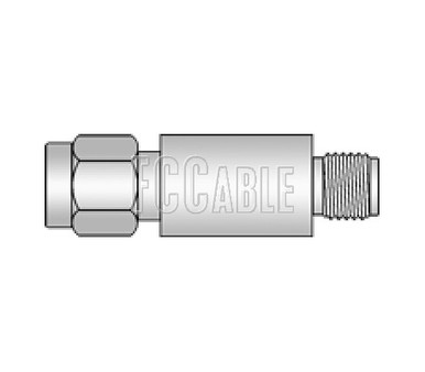 [DCB1116] SMA MALE TO FEMALE 10MHz-18GHz INNER D.C. BLOCK