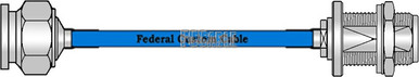 [PCA8620] PTNC Male to PTNC Female Bulkhead Precision Coax Cable ...
