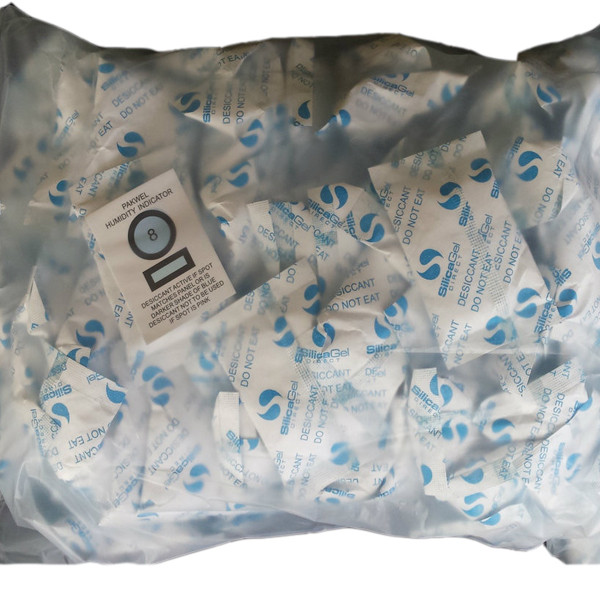 Bulk pack of 25g Tyvek silica gel desiccant packets