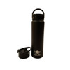 OMC Stainless Steel Vacuum Insulated Wide Mouth Bottle - 22oz - Black w/ Flip Lid