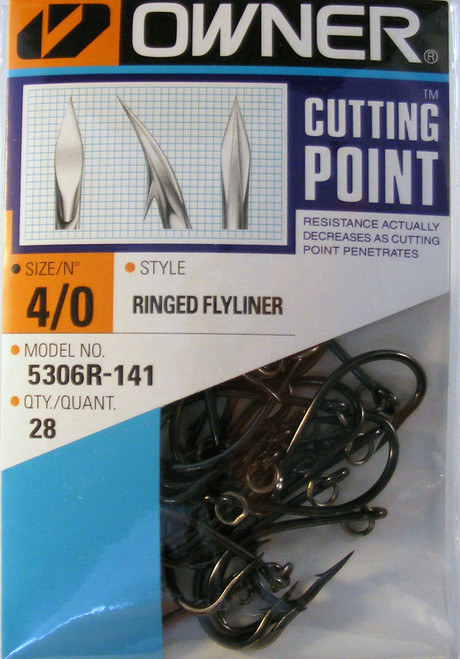 Ringed Flyliner Hooks Pro Pak 28/ Pack Size 4/0