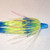 Blue/Chartreuse Hot Shots (Twin)