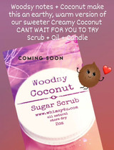 woodsy coconut soy candle, woodsy, earthy, soy candles