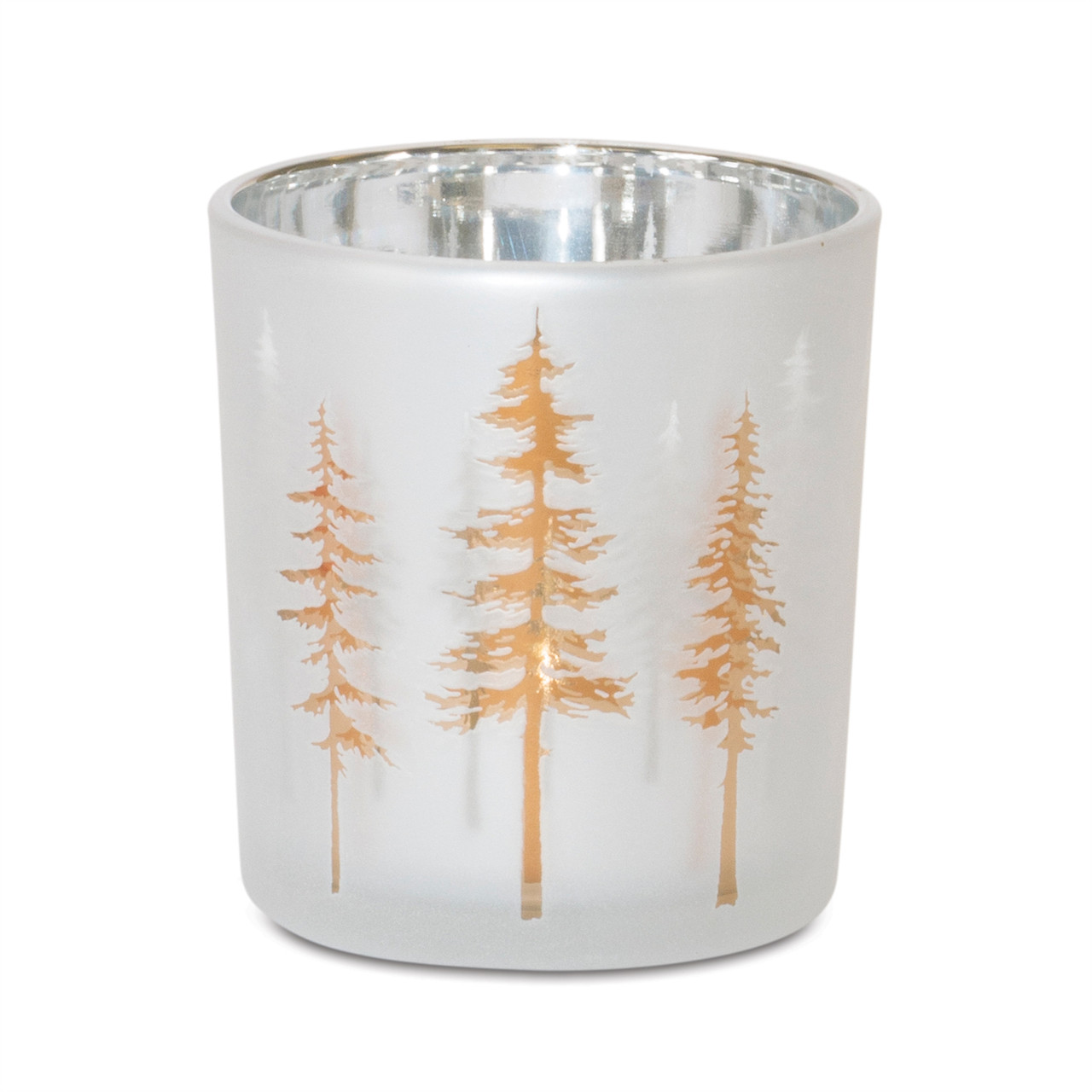 Frosted Tree Votive Holder - Urban Garden