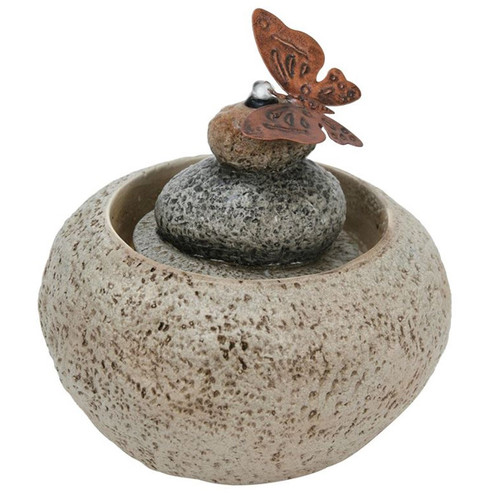 Stone Carved Cairn Fountain