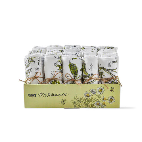 Herb Dish Towel, Assorted 1pc