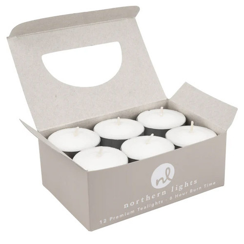 Long Burning Tealights 12 Pack