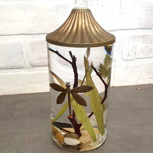 Dragonfly Short Cylinder Lifetime Candle