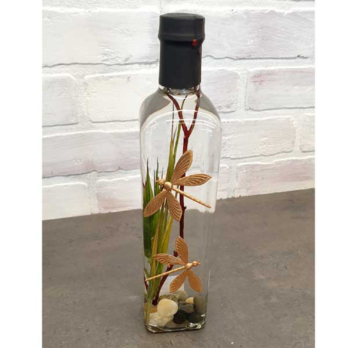 Dragonfly Square Bottle Lifetime Candle