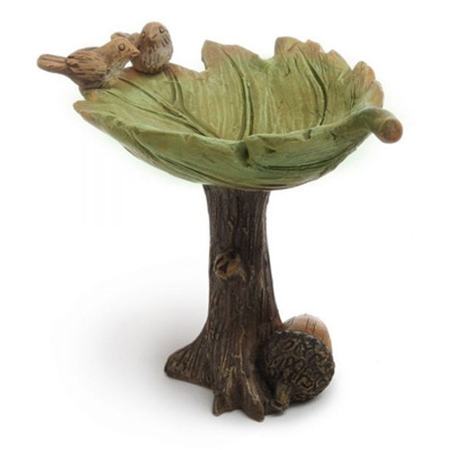 Woodland Knoll Leaf Bird Bath