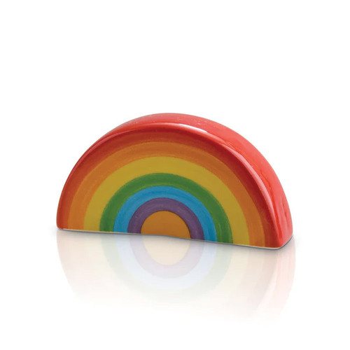 Nora Fleming Over the Rainbow Ceramic Mini