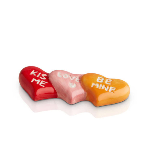 Nora Fleming Conversation Hearts Ceramic Mini