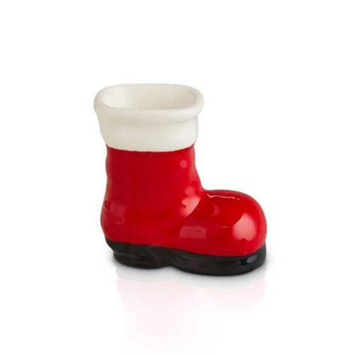 Nora Fleming Santa Boot Ceramic Mini