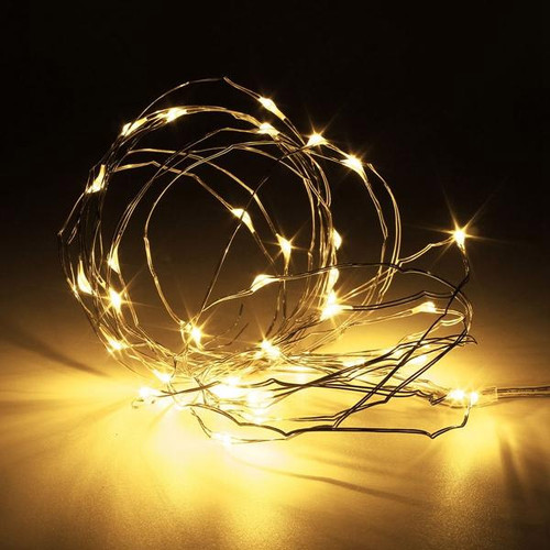 10-Ft Solar Fairy Light String