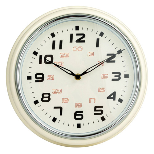 Classic Cream Wall Clock, 12-Inch