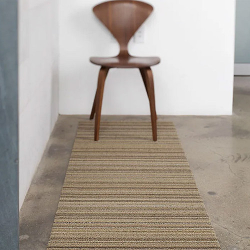 Chilewich Skinny Stripe Mushroom Runner