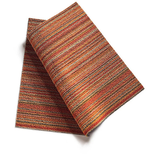 Chilewich Skinny Stripe Orange Doormat