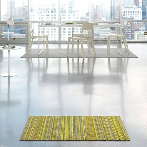 Chilewich Skinny Stripe Citron Doormat