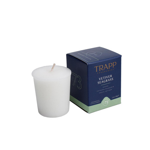 Trapp No. 73 Vetiver Seagrass Votive Candle