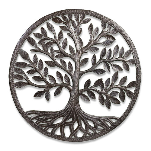 Classic Tree of Life Haitian Metal Art