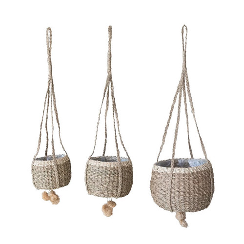Seagrass Hanging Basket