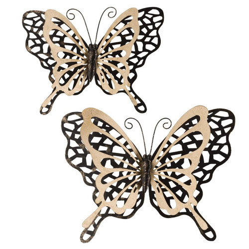 Onyx and Gold Butterfly