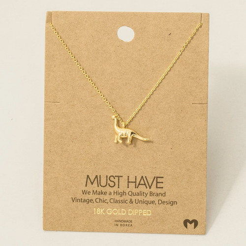 Dino Pendant Necklace
