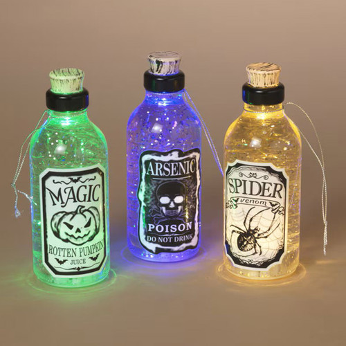 Potion Bottle Glitter Lantern, Assorted 1pc