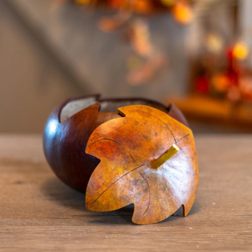 Leaf Treasure Box Gourd