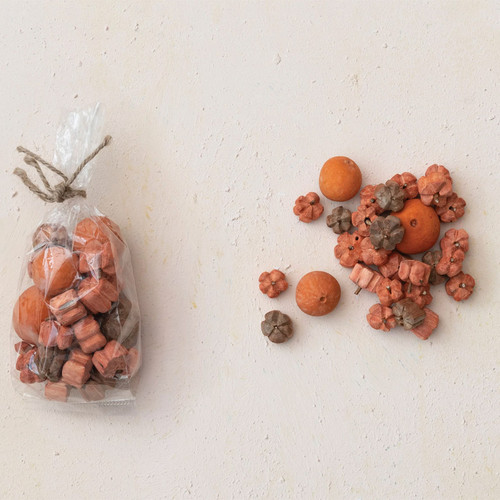 Dried Natural Pumpkin Shaped Mix in Bag