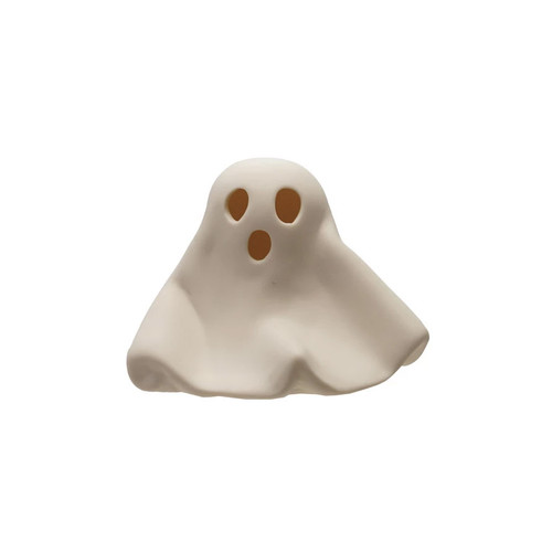 Mini Lighted Stoneware Ghost