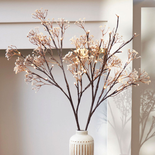 Lighted Baby's Breath Branches, 30"