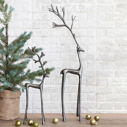 Contemporary Metal Reindeer