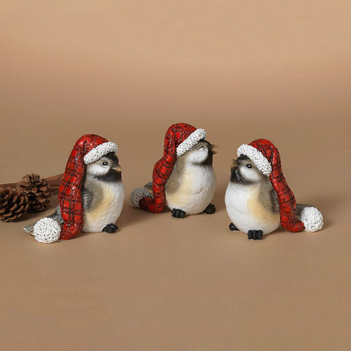 Holiday Winter Bird, Assorted 1pc
