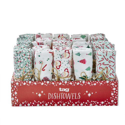 Christmas Dishtowel, Assorted 1pc