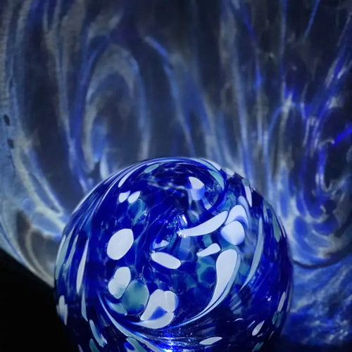 Art Glass Solar Orb, 10"
