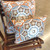 Orange Paisley Pillow