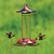 Glass & Metal Hummingbird Feeder