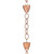 Crocus Rain Chain, Copper