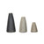 Terracotta Cone Vase, Beige