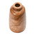 Walnut Finish Wood Vase