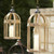 Wood Cage Lantern, lrg