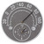 Solstice Thermometer & Clock in Pewter