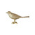 Gold Finish Aluminum Bird