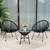 Outdoor Acapulco Chair & Table 3-Piece Set