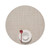 Chilewich Mini Basketweave Placemat - Parchment, Round