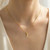Crescent Moon Pendant Necklace