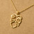 Monstera Cutout Pendant Necklace